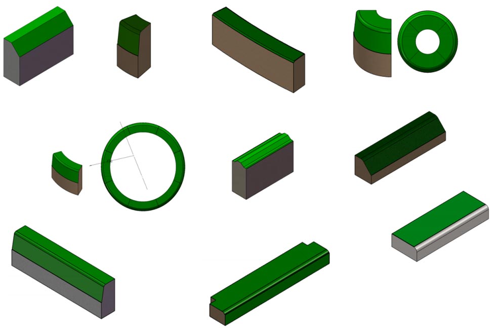 Curbstone Concrete Brick Mold